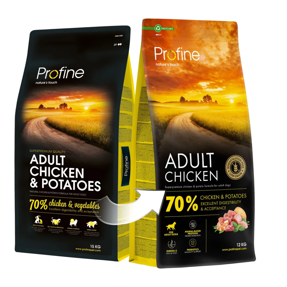 Корм сухий Profine Chicken and Potatoes д/собак курка і картопля 12 кг