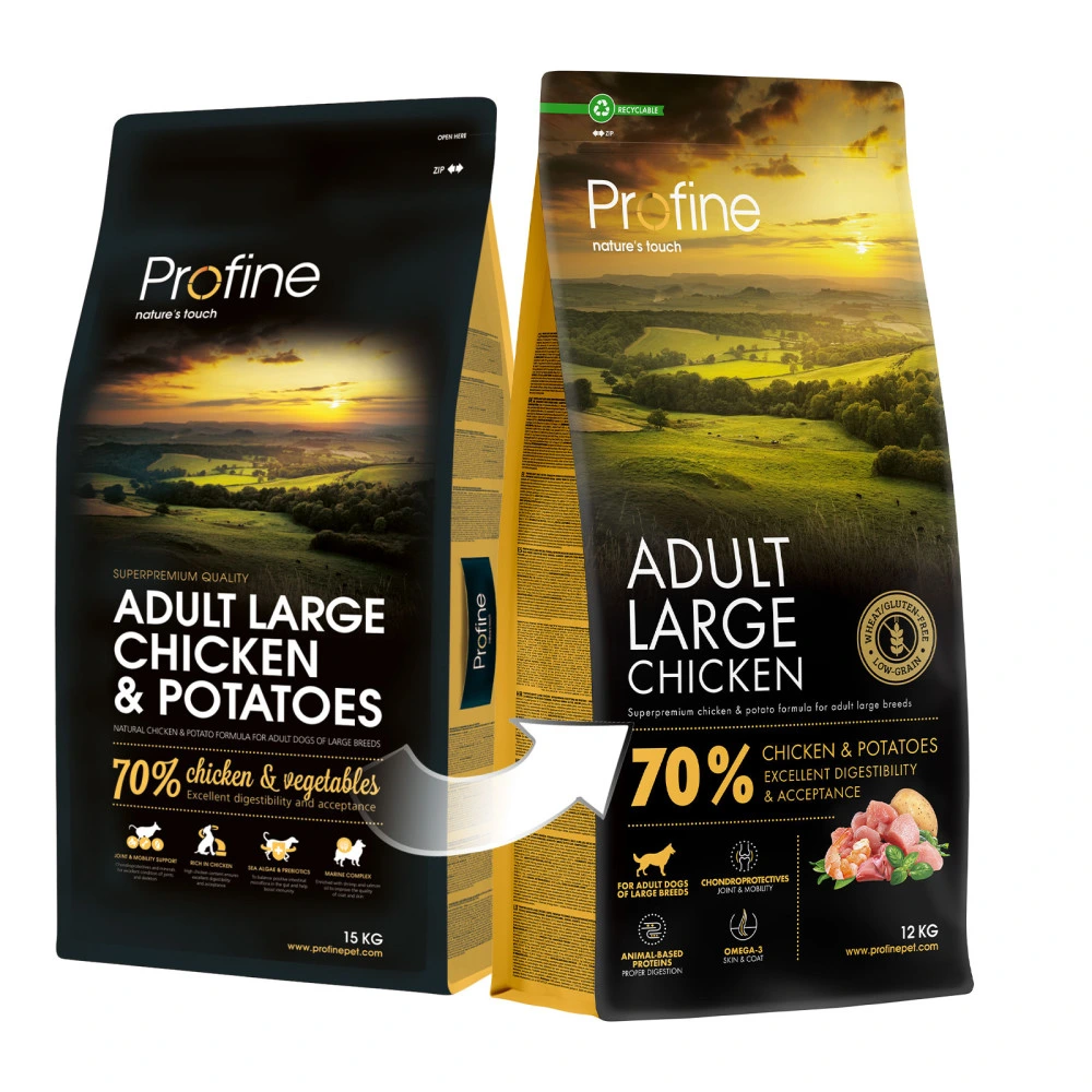 Корм сухий Profine Large Chicken and Potatoes д/собак великих порід курка і картопля 12 кг