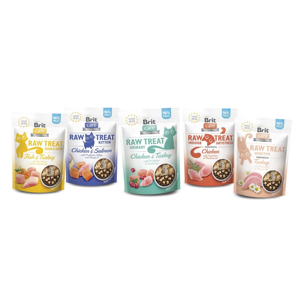 Ласощі Brit Raw Treat Freeze-dried Kitten д/кошенят курка і лосось 40 г