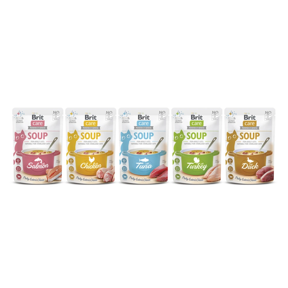 Влажный корм Brit Care Soup Tuna для кошек суп с тунцом 75 г