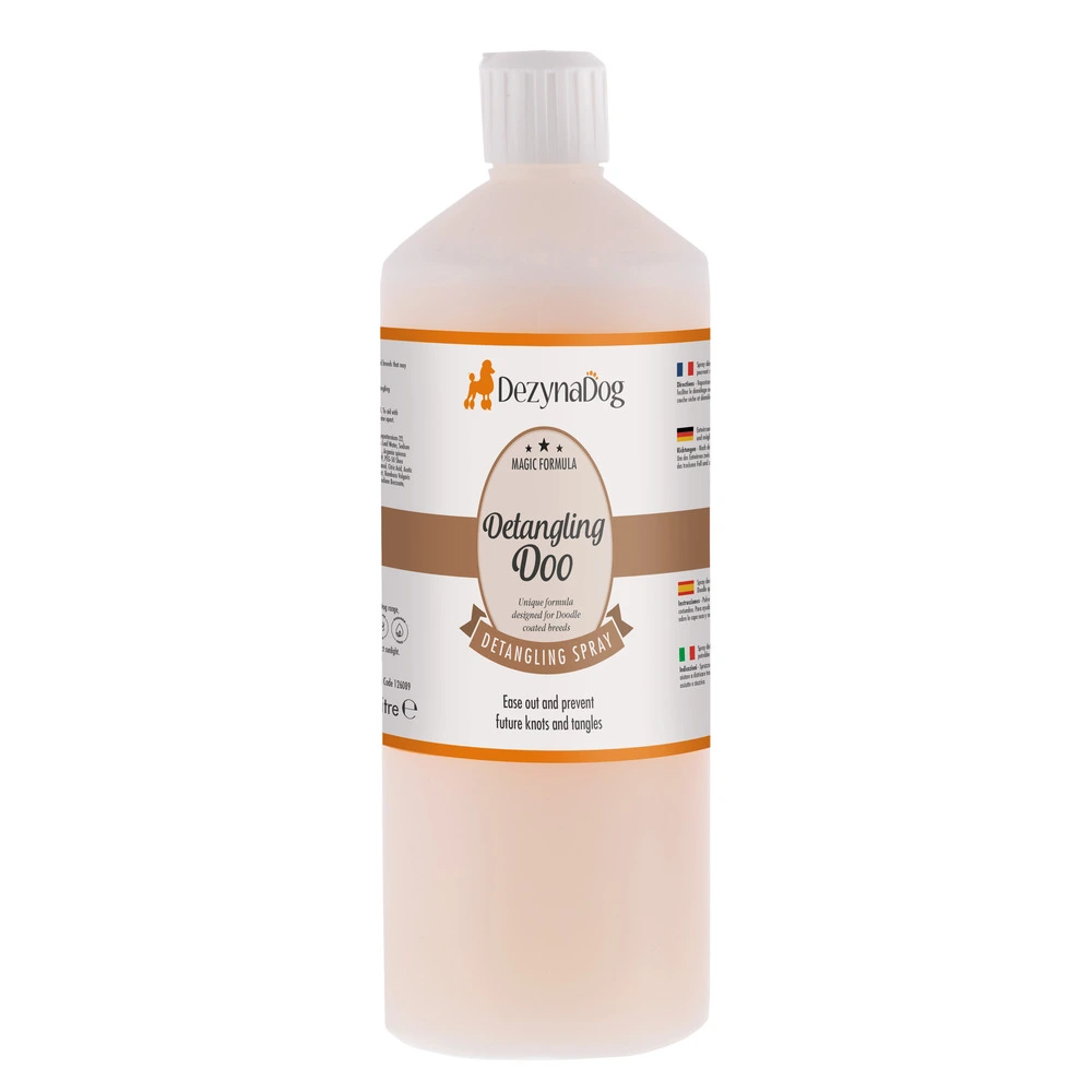 Спрей Dezynadog Detangling Doo Spray для розплутування ковтунів та вузлів призначений для шерсті породи Doodle     1л