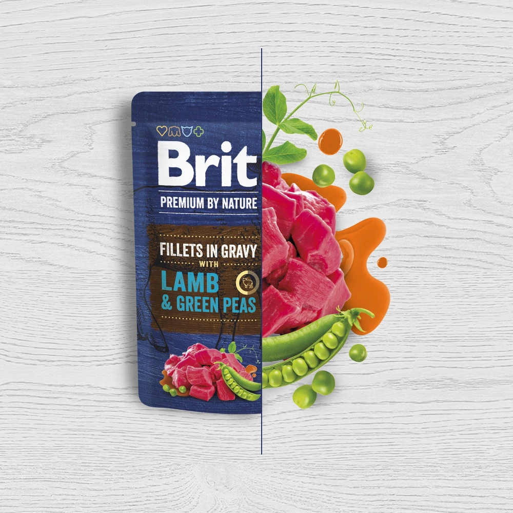 Корм вологий Brit Premium Fillets in Gravy Multipack д/собак малих порід філе в соусі Мультипак 12 шт х 85 г