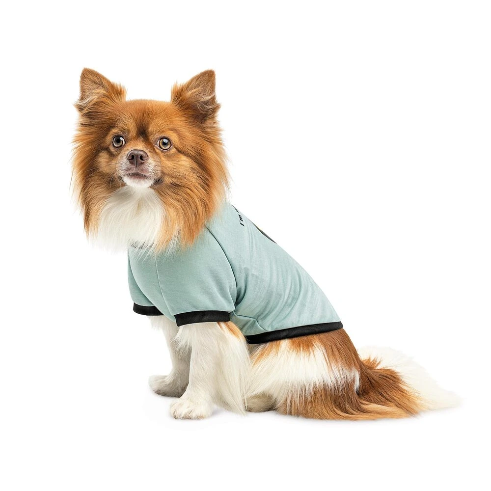 Футболка Pet Fashion Oscar для собак бавовна трикотаж рібана блакитна S