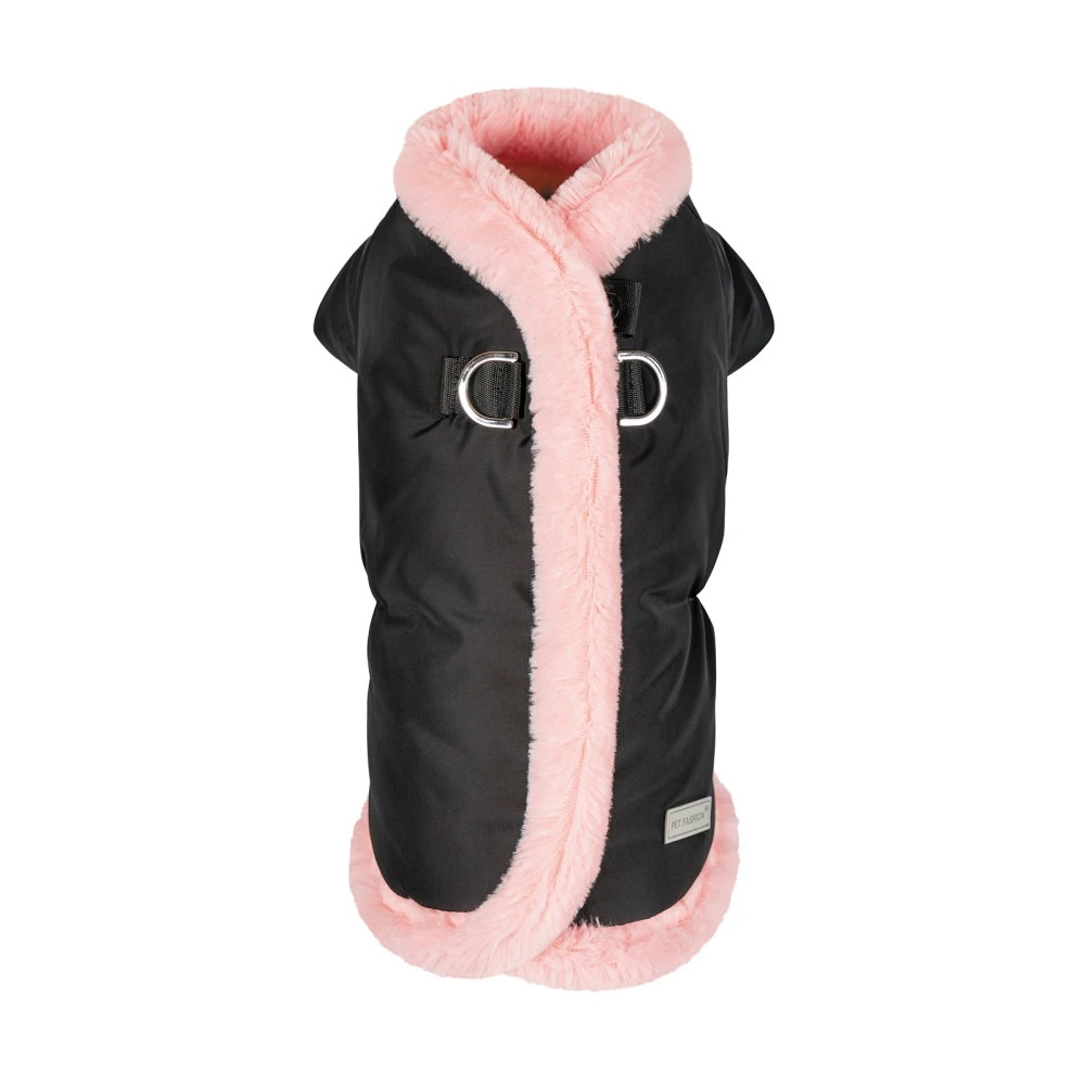 Куртка Pet Fashion Mery для собак черный/розовый S