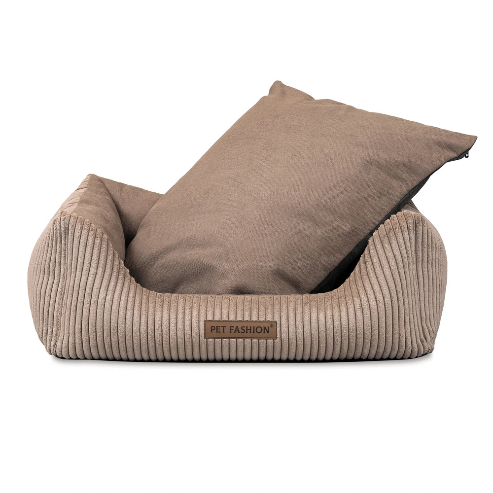 Лежак Pet Fashion DEVID для собак пісочний 62*50*19