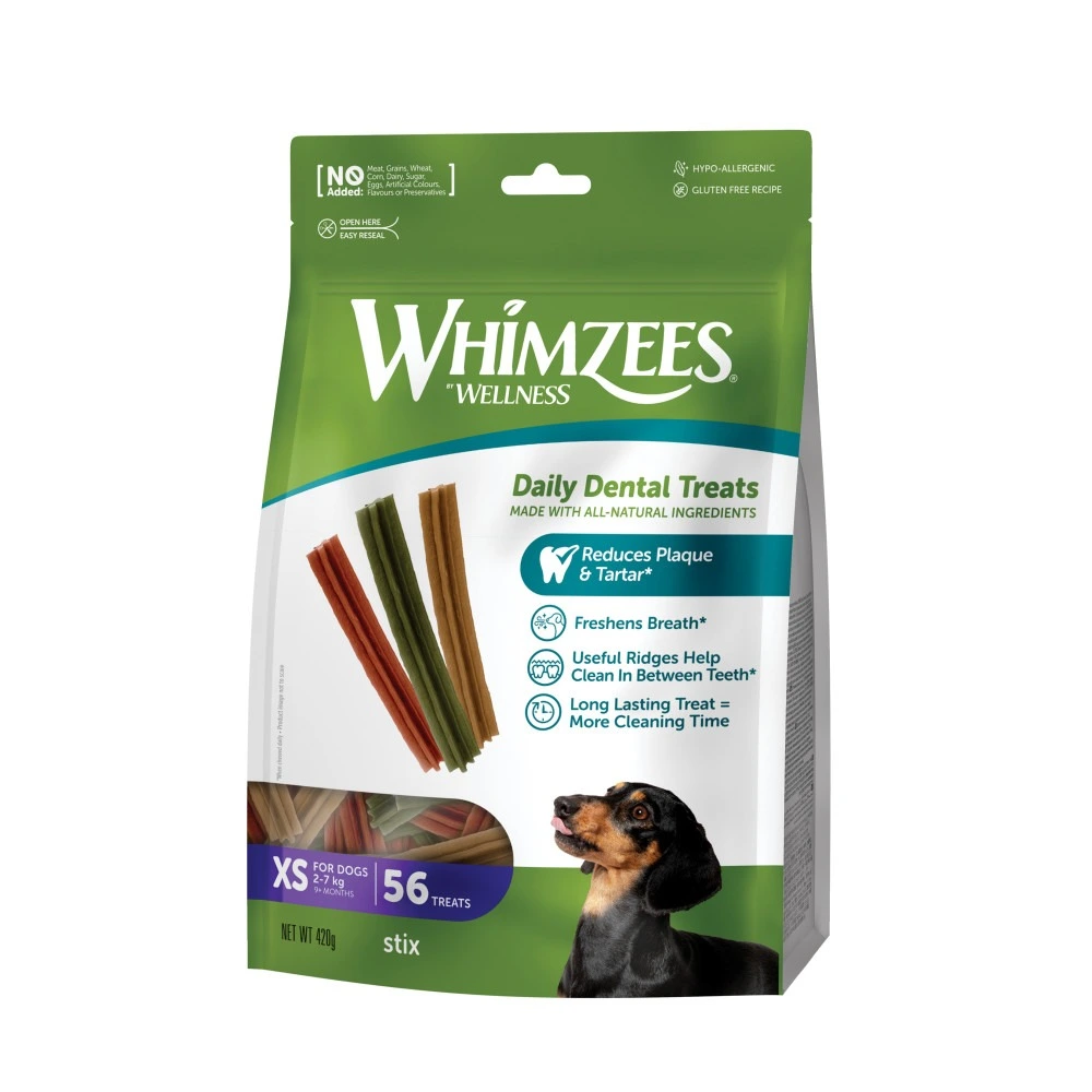 Ласощі Whimzees Stix  д/собак у формі паличок  XS 56 шт
