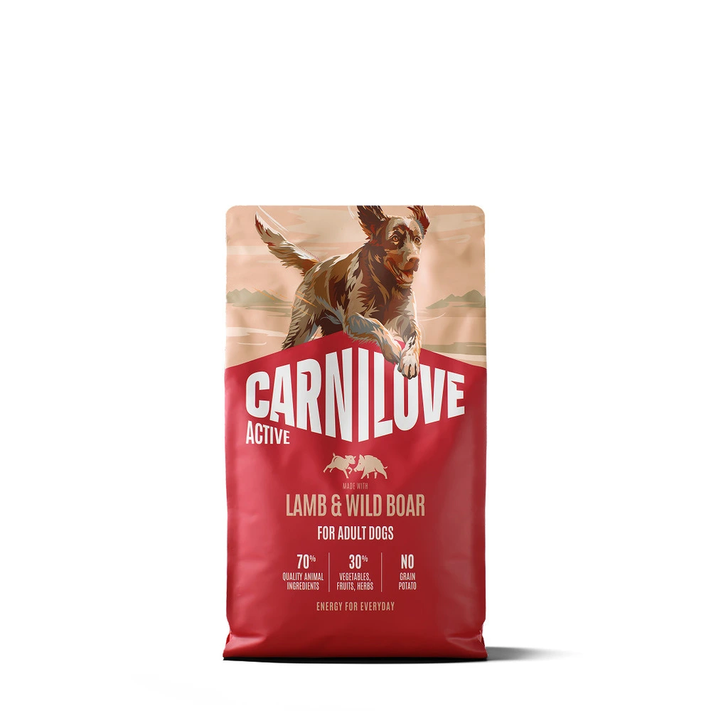 Корм сухий Carnilove Active Lamb & Wild Boar для собак ягня і дикий кабан 4 кг