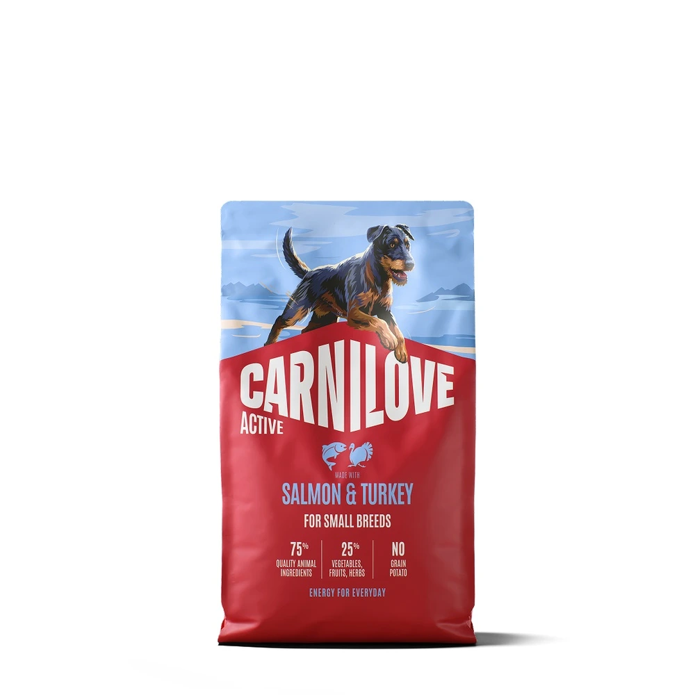 Корм сухий Carnilove Active Salmon & Turkey Small Breed для cобак малих порід лосось та індичка 4 кг