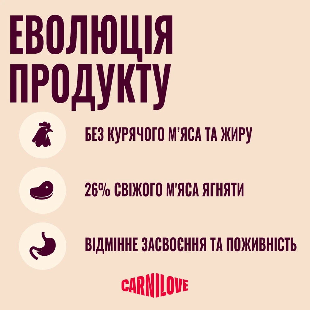 Корм сухий Carnilove Active Lamb & Wild Boar Sterilised для стерилізованих котів ягня і дикий кабан 2 кг