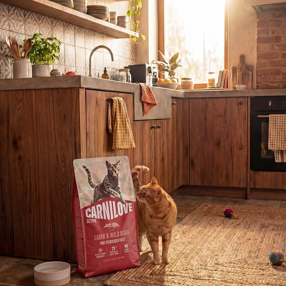 Корм сухий Carnilove Active Beef & Venison Sterilised для стерилізованих котів яловичина та оленина 6 кг