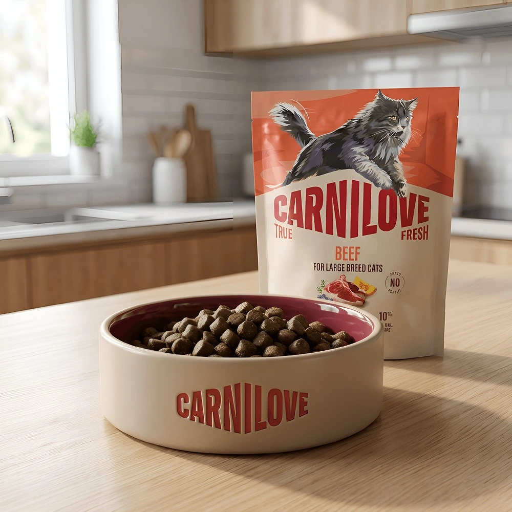Корм сухий Carnilove True Fresh Beef Sterilised для стерилізованих котів яловичина 400 г