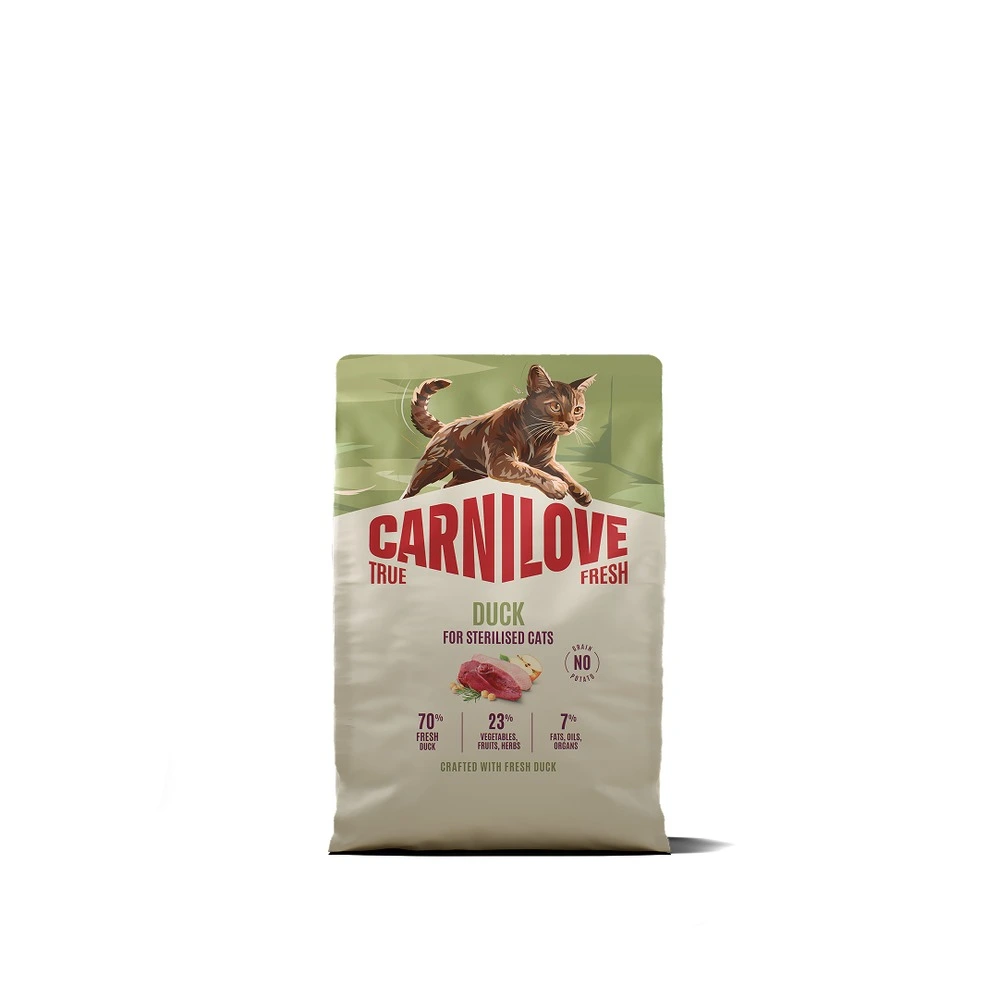 Корм сухий Carnilove True Fresh Duck Sterilised для стерилізованих котів качка 2 кг