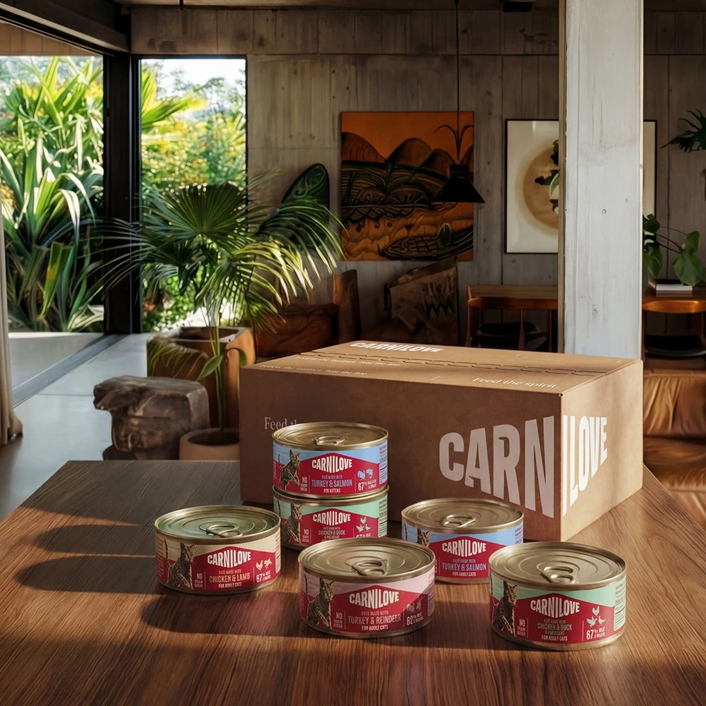 Корм вологий Carnilove Chicken, Duck & Pheasant для котів паштет курка, качка і фазан 100 г