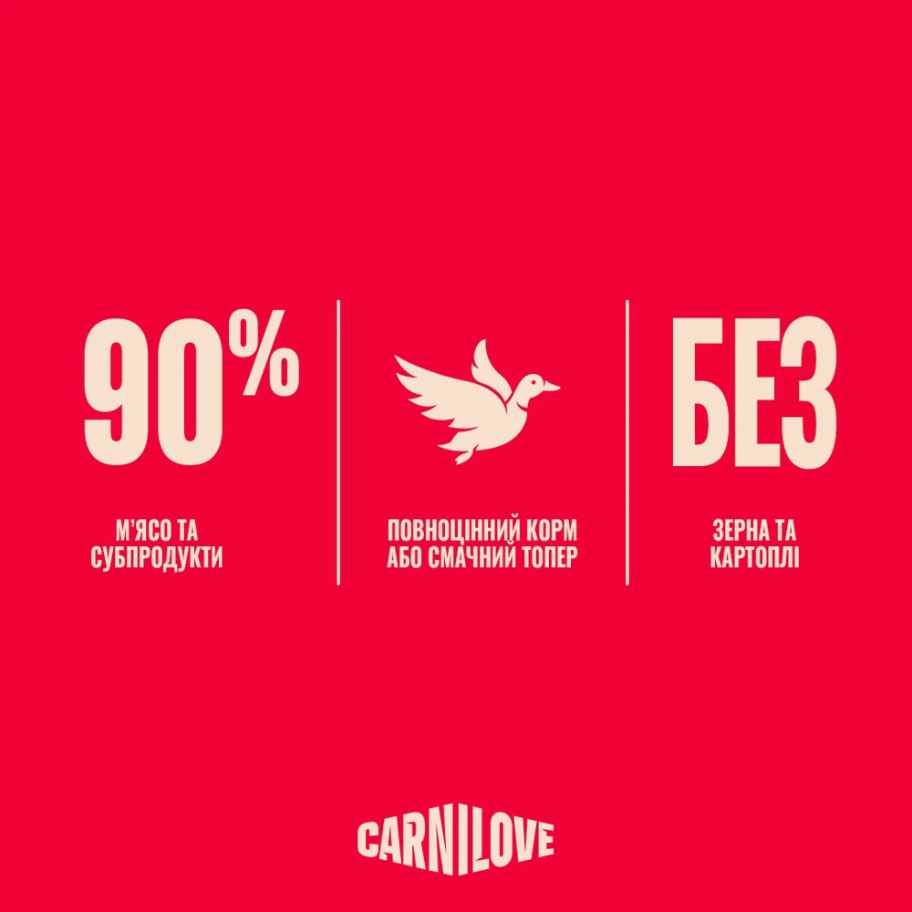 Корм вологий Carnilove Jelly Duck with Catnip Sterilised для стерилізованих котів качка і котяча м'ята в желе 85 г
