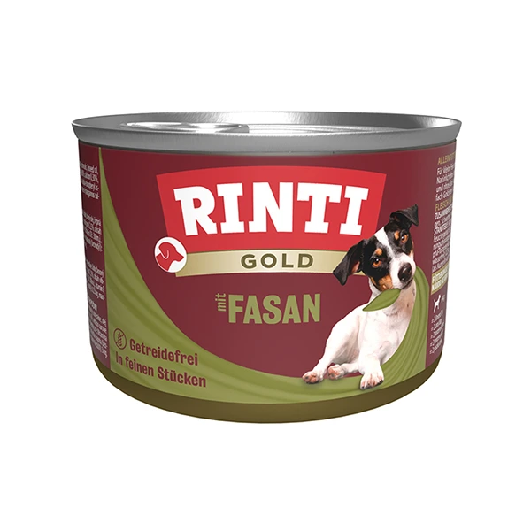 Вологий корм для собак Rinti Gold mit Fasan, Фазан, 0.185 кг
