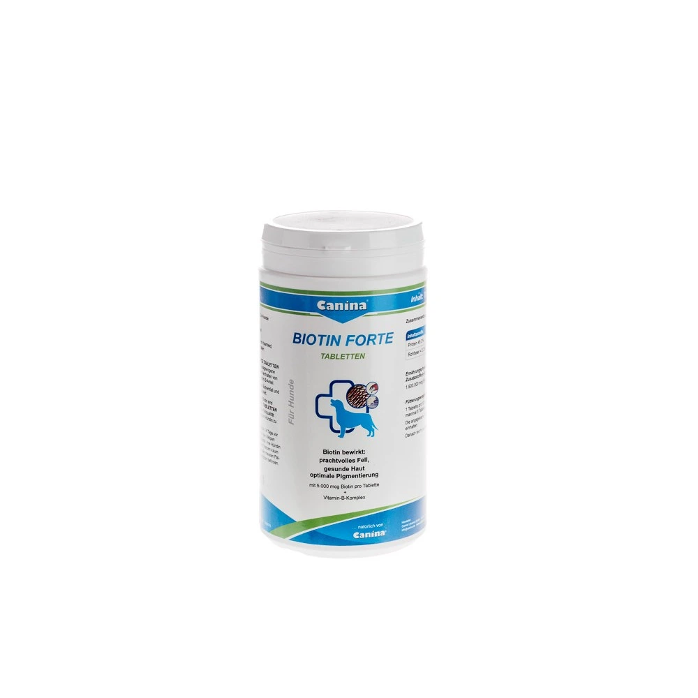 Вітамінний комплекс Canina Biotin Forte Tabletten для собак Біотин інтенсивний курс для шерсті 700 г 210 табл.