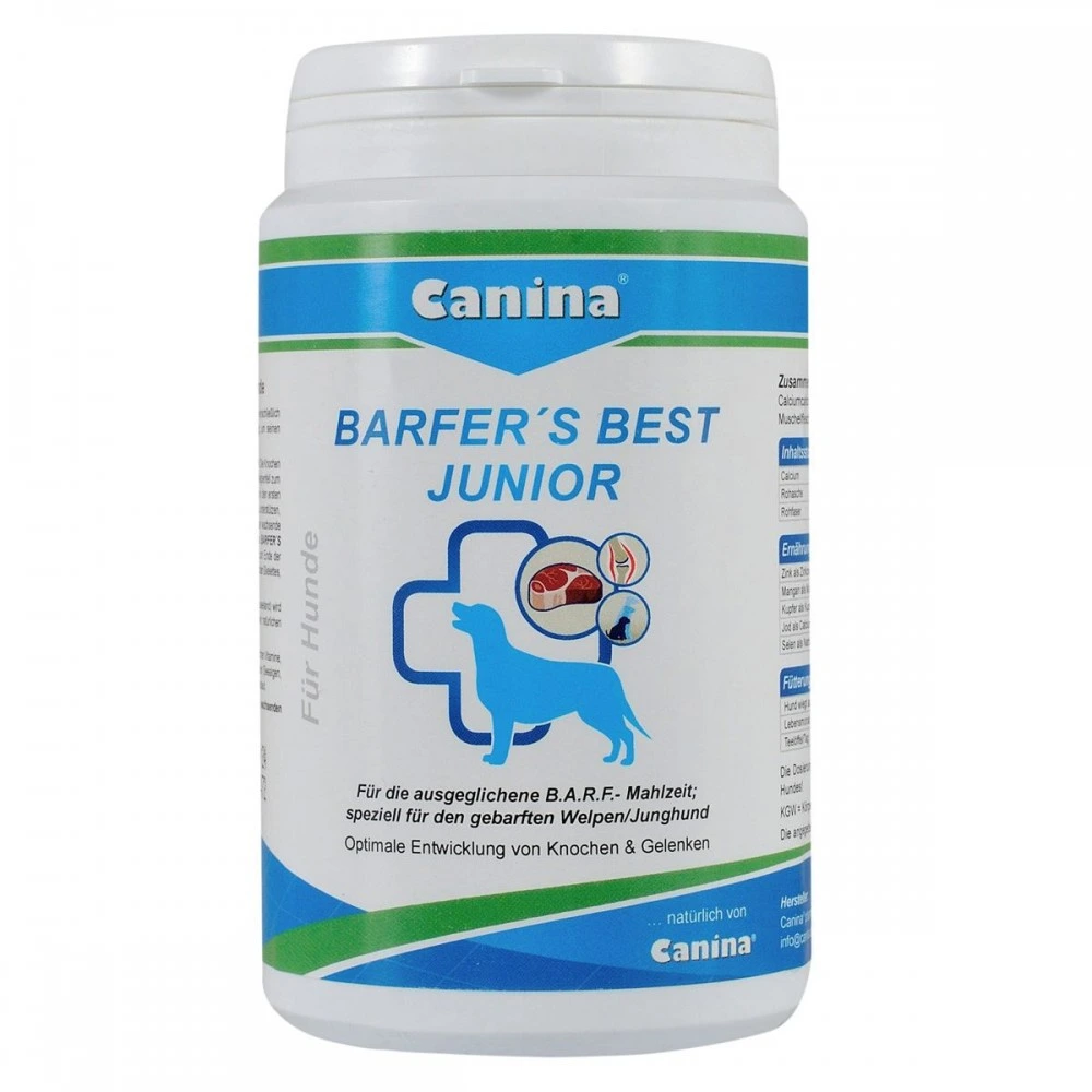 Вітамінно-мінеральний комплекс Canina Barfer Best Junior для собак на натуральному годуванні 350 г