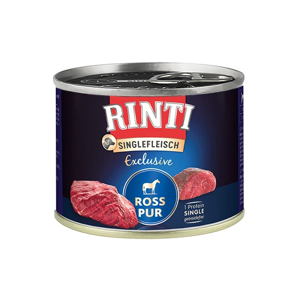 Корм для собак Rinti Singlefleisch Exclusive Ross Pur, Конина монопротеїн, 0.185 кг