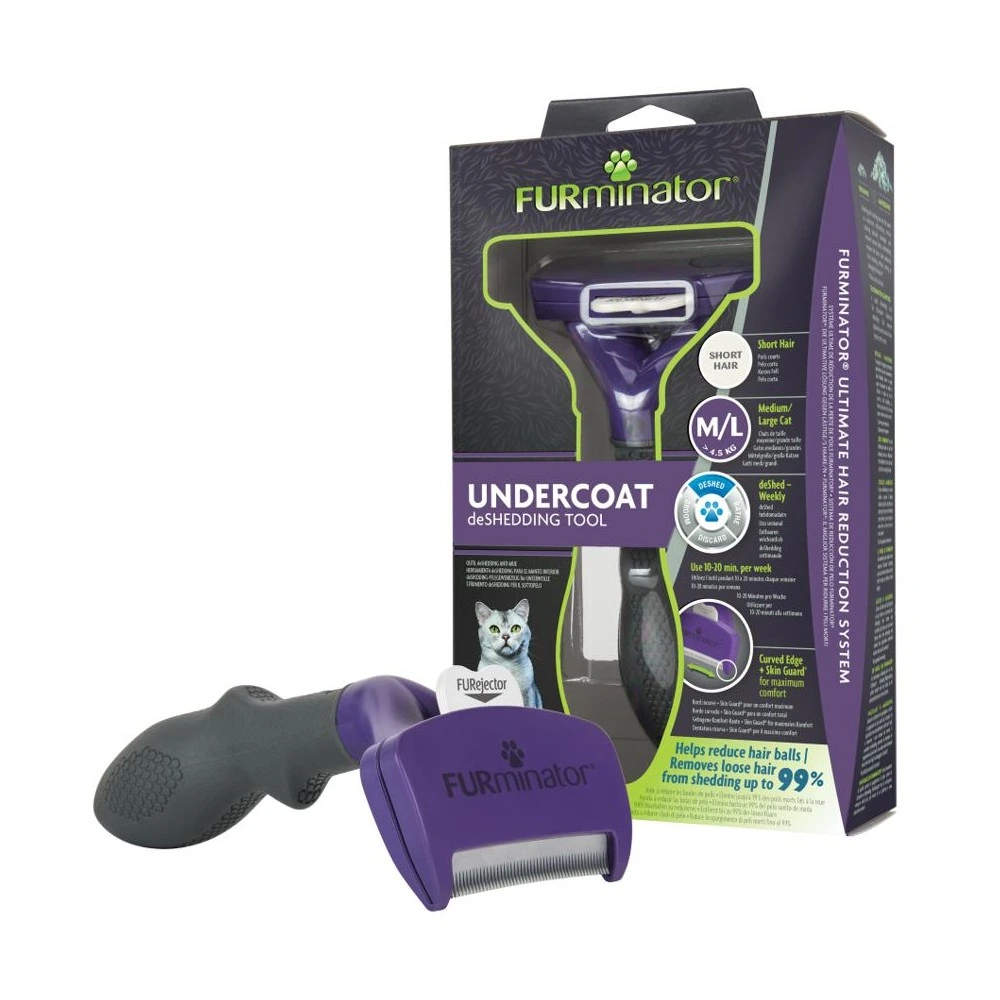 Фурмінатор FURminator для котів із короткою шерстю Short Hair розмір L