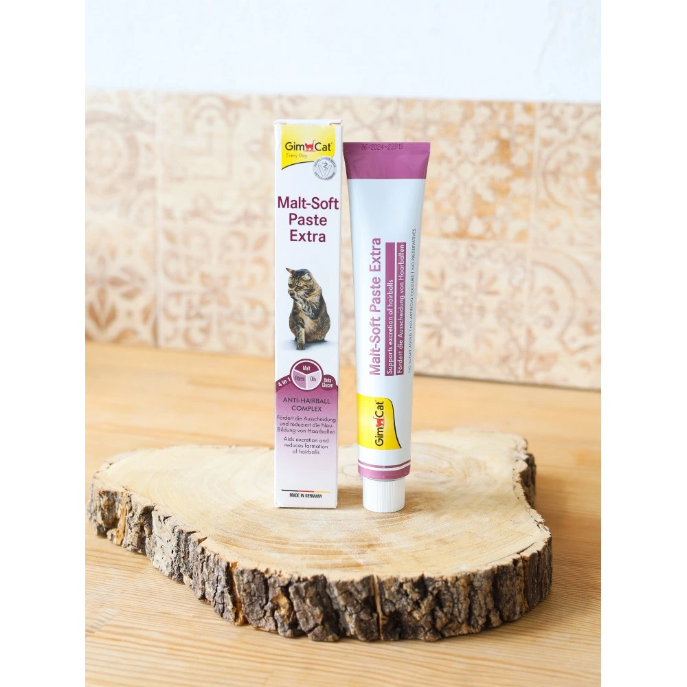 Паста GimCat Every Day Malt-Soft Paste Extra для котів для виведення шерсті зі шлунку 100 г
