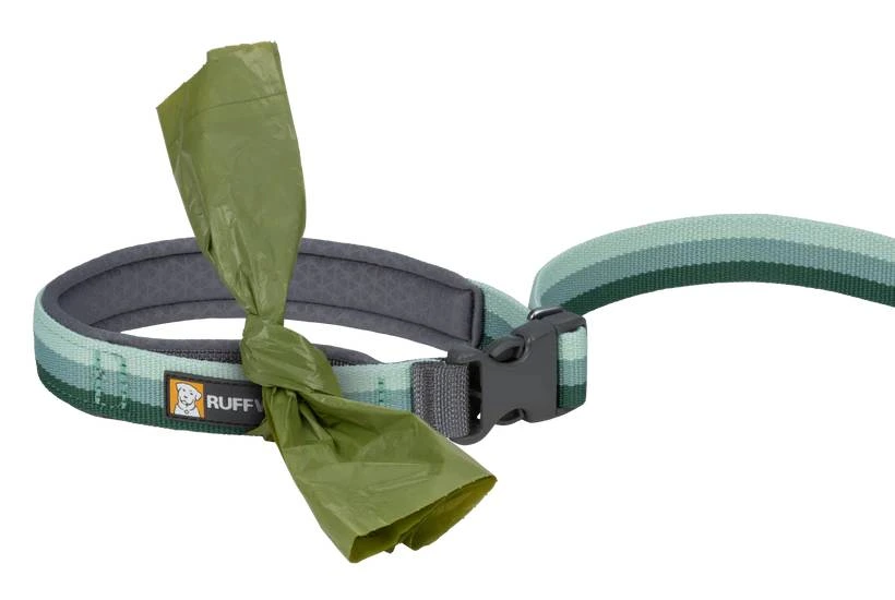 Поводок-перестежка для собак с амортизацией Ruffwear Roamer™ 2,2-3,4 м Зеленый