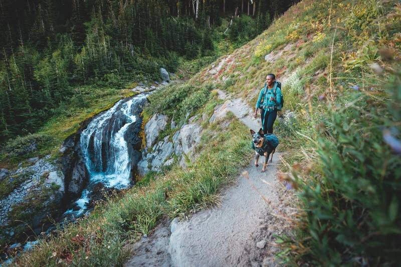 Шлейка-рюкзак для собак Ruffwear Front Range™ XS Сірий