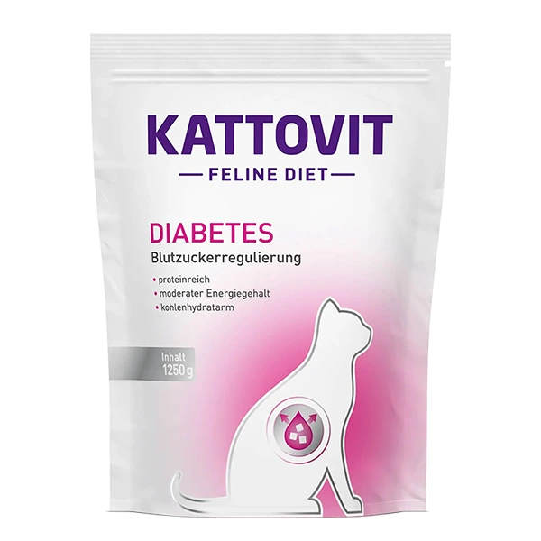 Корм для котів Kattovit Veterinary Diabetes, Дієтичний сухий, при цукровому діабеті та ожирінні