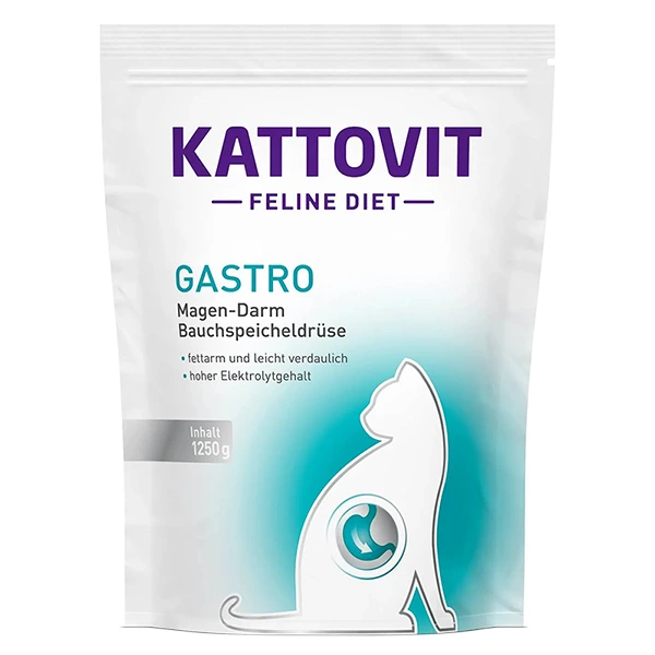 Корм для котів Kattovit Veterinary Gastro, Дієтичний сухий, при захворюваннях ШКТ та підшлункової залози