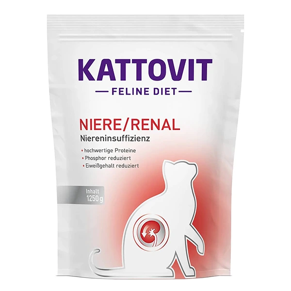 Kattovit Veterinary Niere Renal КАТТОВІТ РЕНАЛ дієтичний сухий корм для котів із захворюваннями нирок