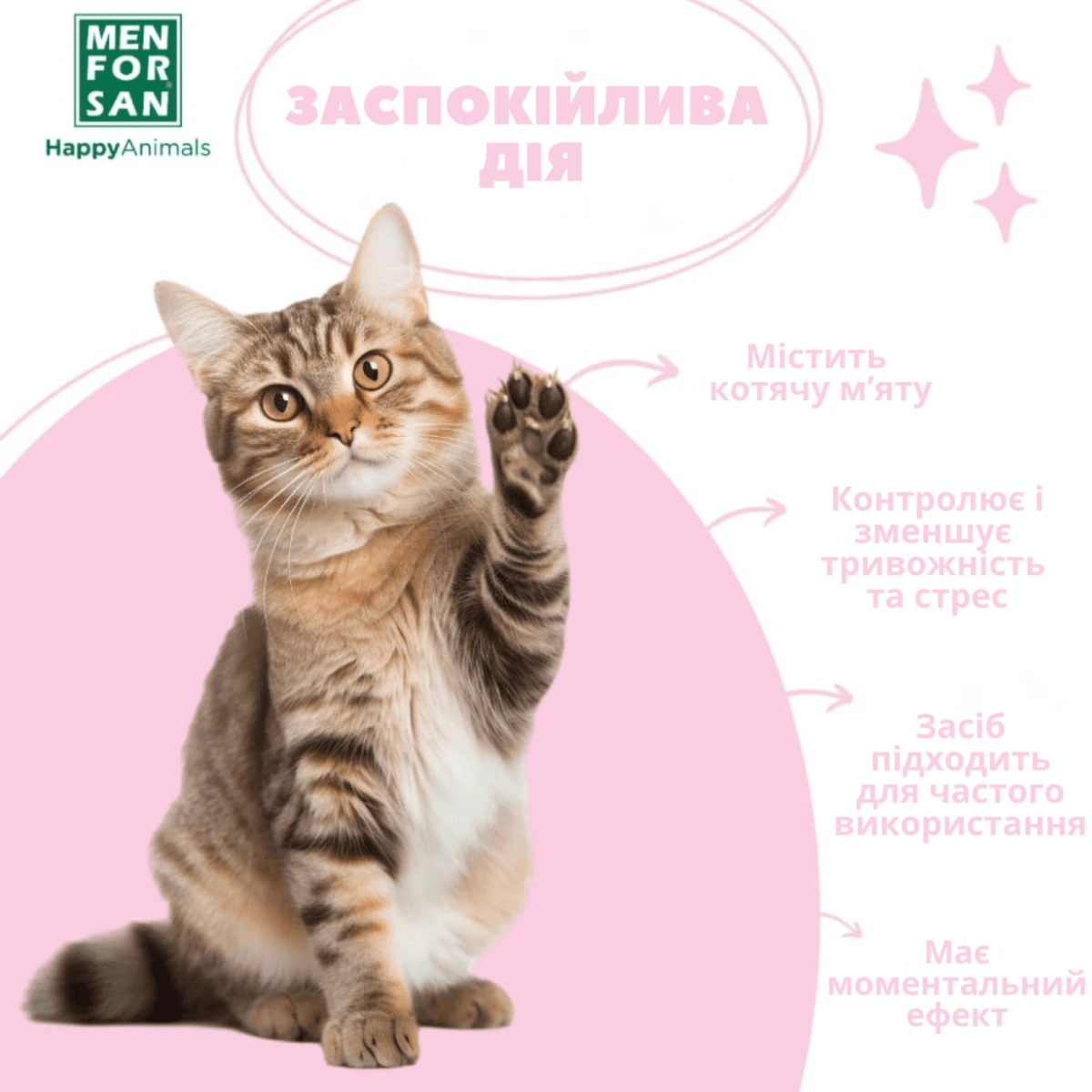 Спрей антистрес для котів MENFORSAN, 125 мл