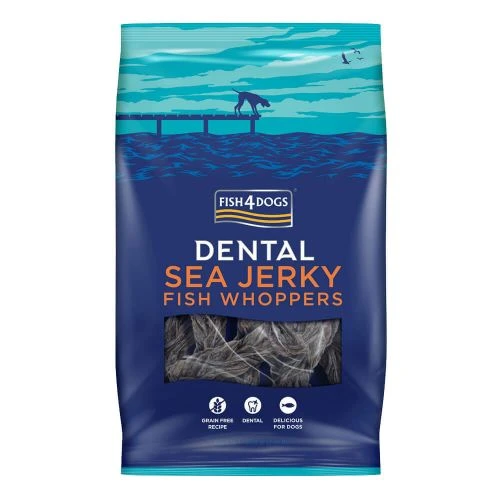 Натуральные лакомства для собак Fish4Dogs 100% Косички из рыбы XL 500 г