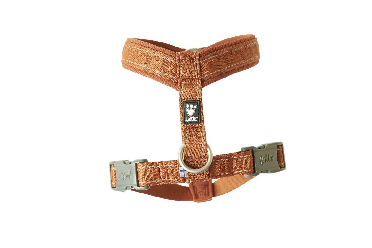 Анатомічна шлейка для собак Hurtta Casual Y-harness 60-70 Коричневий