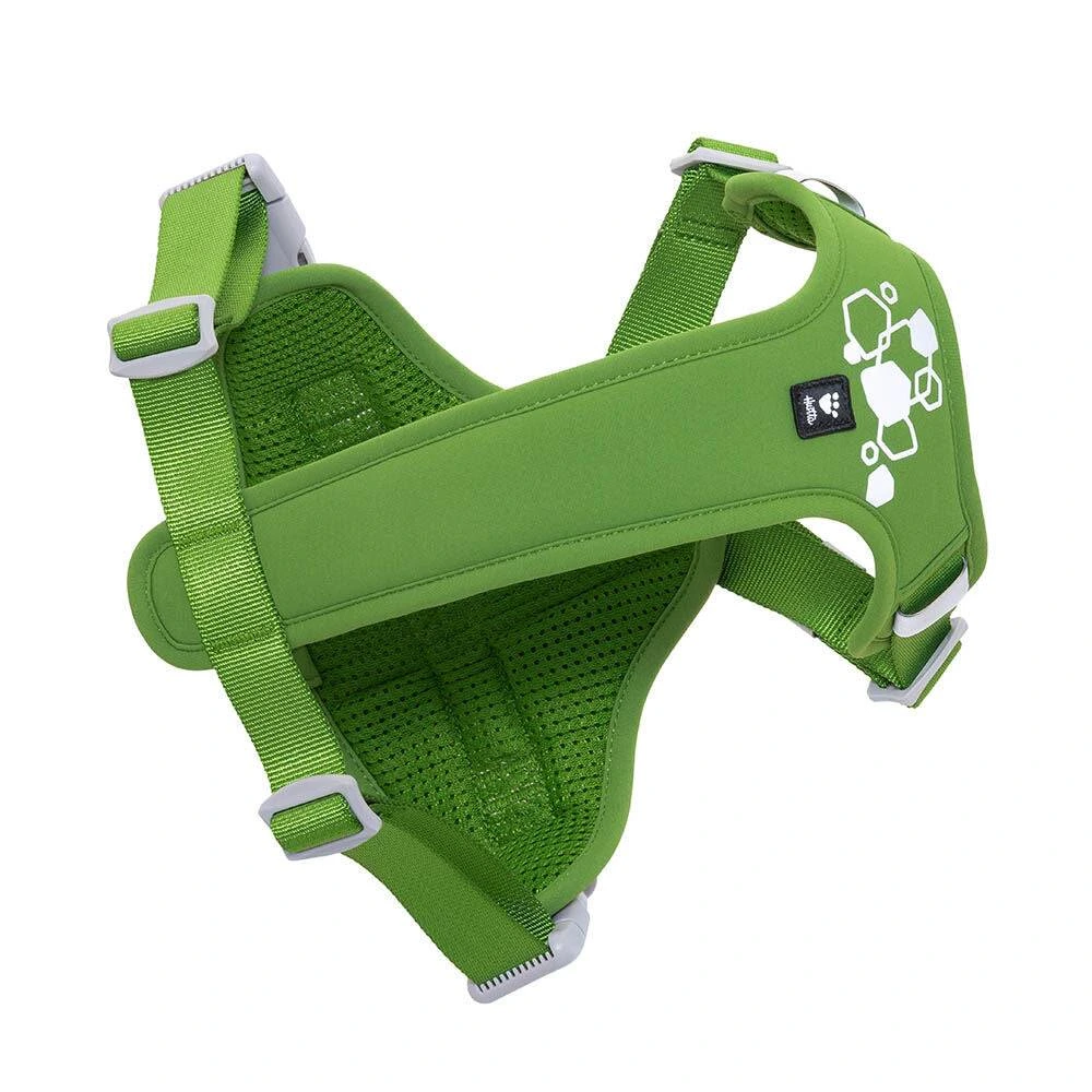 Шлейка пом'якшена для собак Hurtta Weekend Warrior Harness II ECO Зелений 40-50