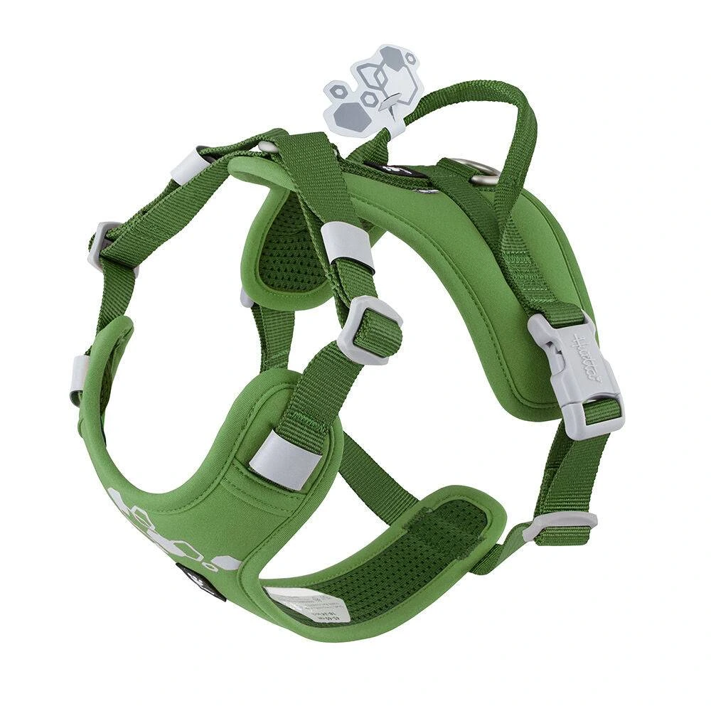 Шлейка пом'якшена для собак Hurtta Weekend Warrior Harness II ECO Зелений 40-50