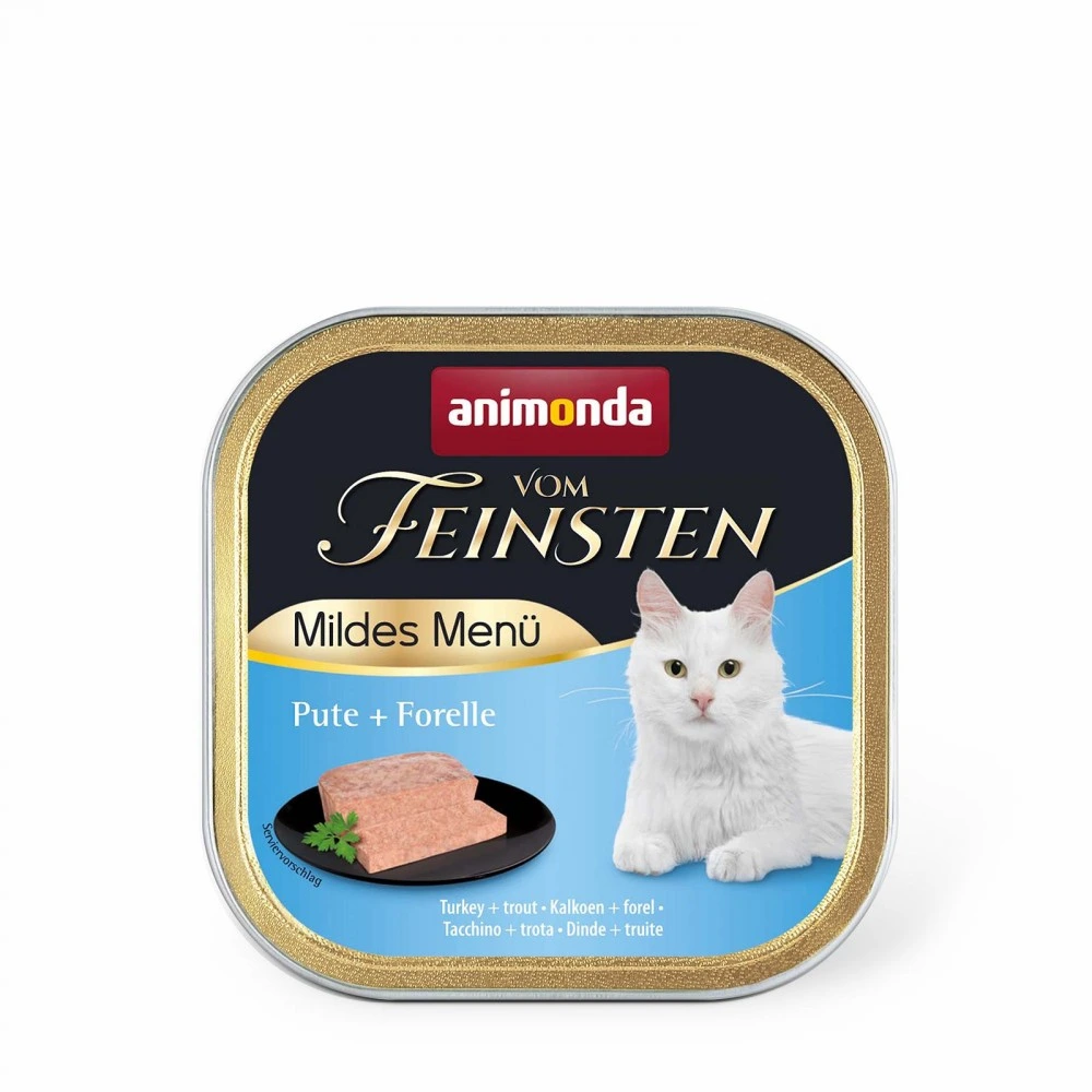 Корм вологий Vom Feinsten Adult Turkey Trout для котів з індичкою і фореллю 100 г