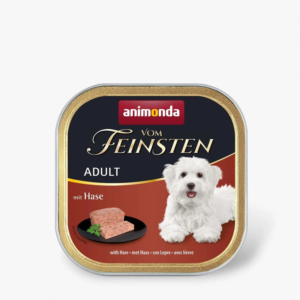 Корм вологий Vom Feinsten Adult with Rabbit для дорослих собак з кроликом 150 г
