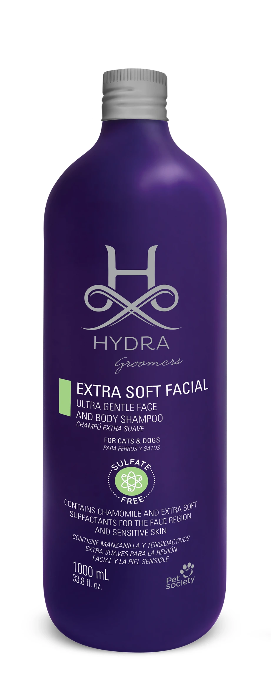 Hydra GROOMERS Extra Soft Ultra Gentle Shampoo - Ультраніжний шампунь для делікатного догляду за шерстю і шкірою собак та котів 1 л