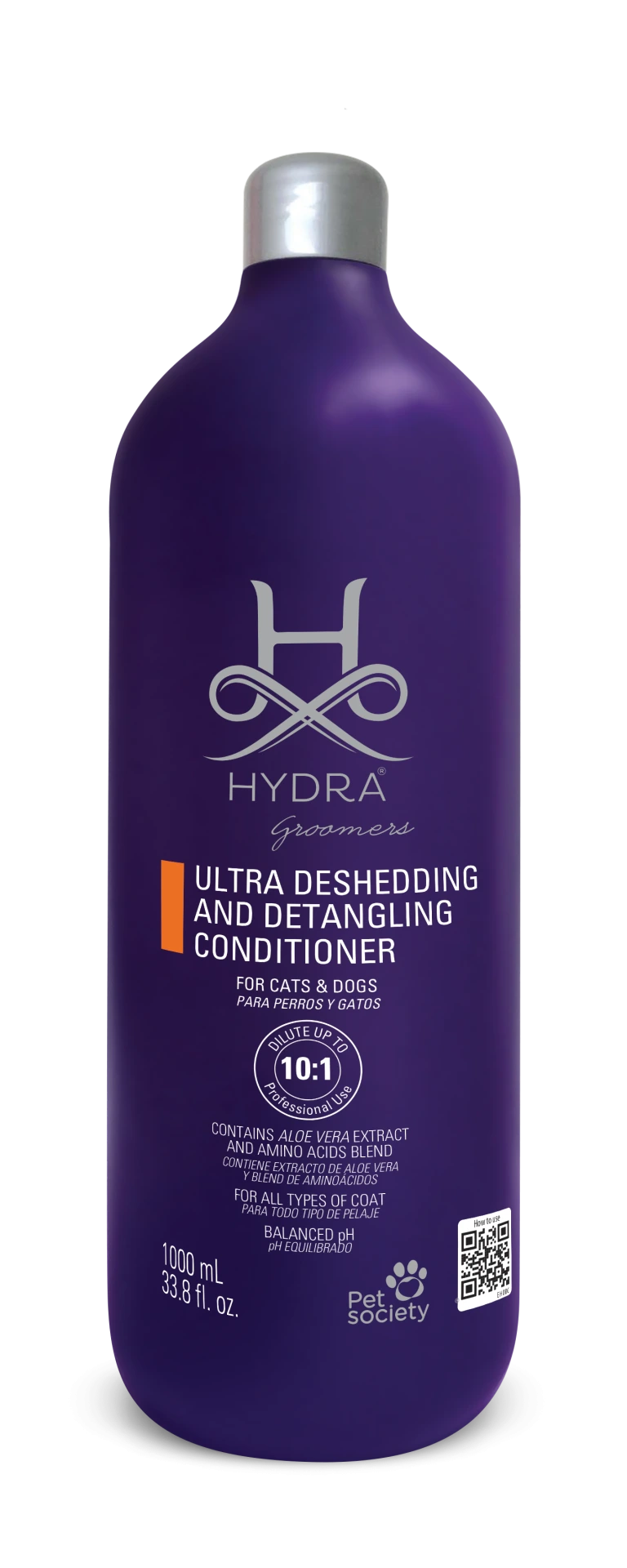 Hydra Groomers Deshedding Conditioner - Кондиціонер для прискорення линьки у собак та котів, 1л