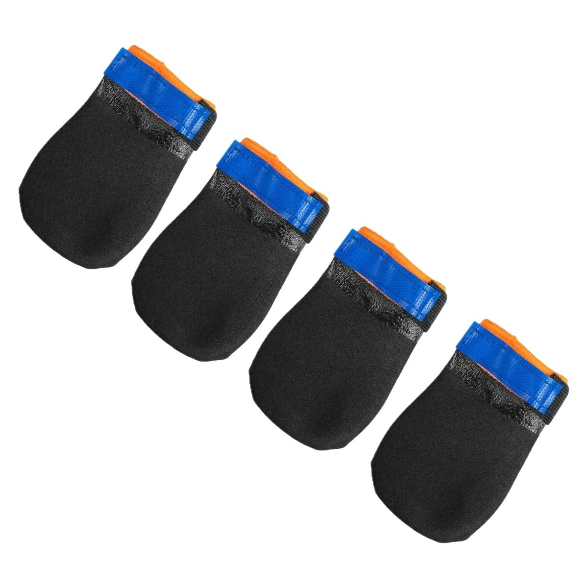Черевики для собак Protector bootie Non-stop dogwear Чорний/Помаранчевий S
