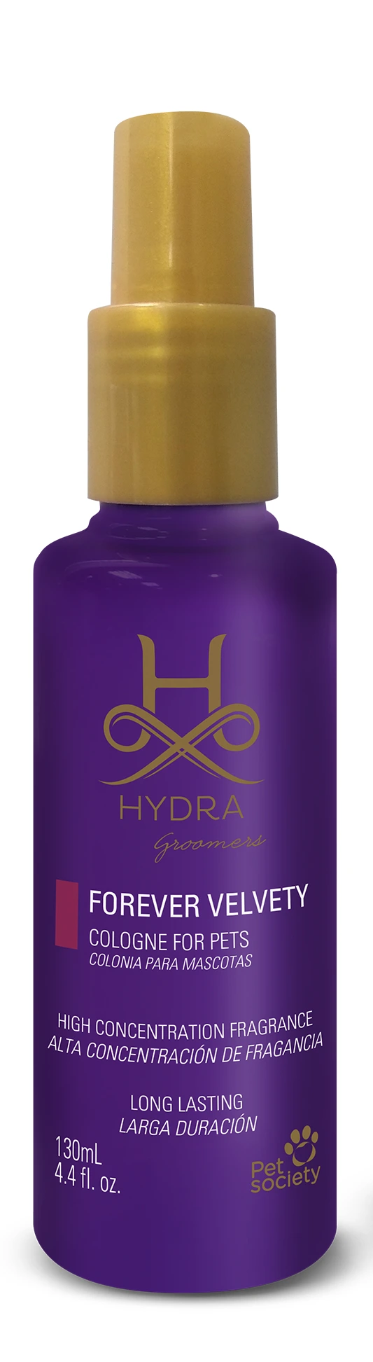 Hydra GROOMERS Cologne Forever Velvety — Парфуми для собак та котів з квітково-фруктовим ароматом із нотами Ягоди Годжі, Гранат, Гібіскус, Боби Тонка