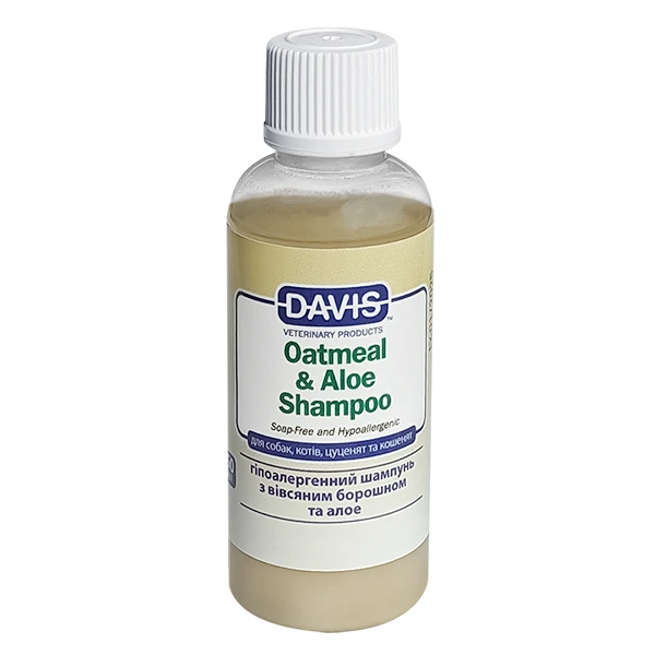 Davis Oatmeal & Aloe Shampoo ДЕВІС ВІВСЯНЕ БОРОШНО З АЛОЕ гіпоалергенний шампунь для собак і котів, концентрат
