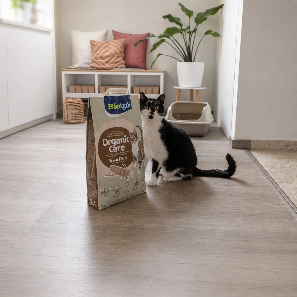 Наповнювач деревний Biokats для котячого туалету Organic Care 8л/3кг