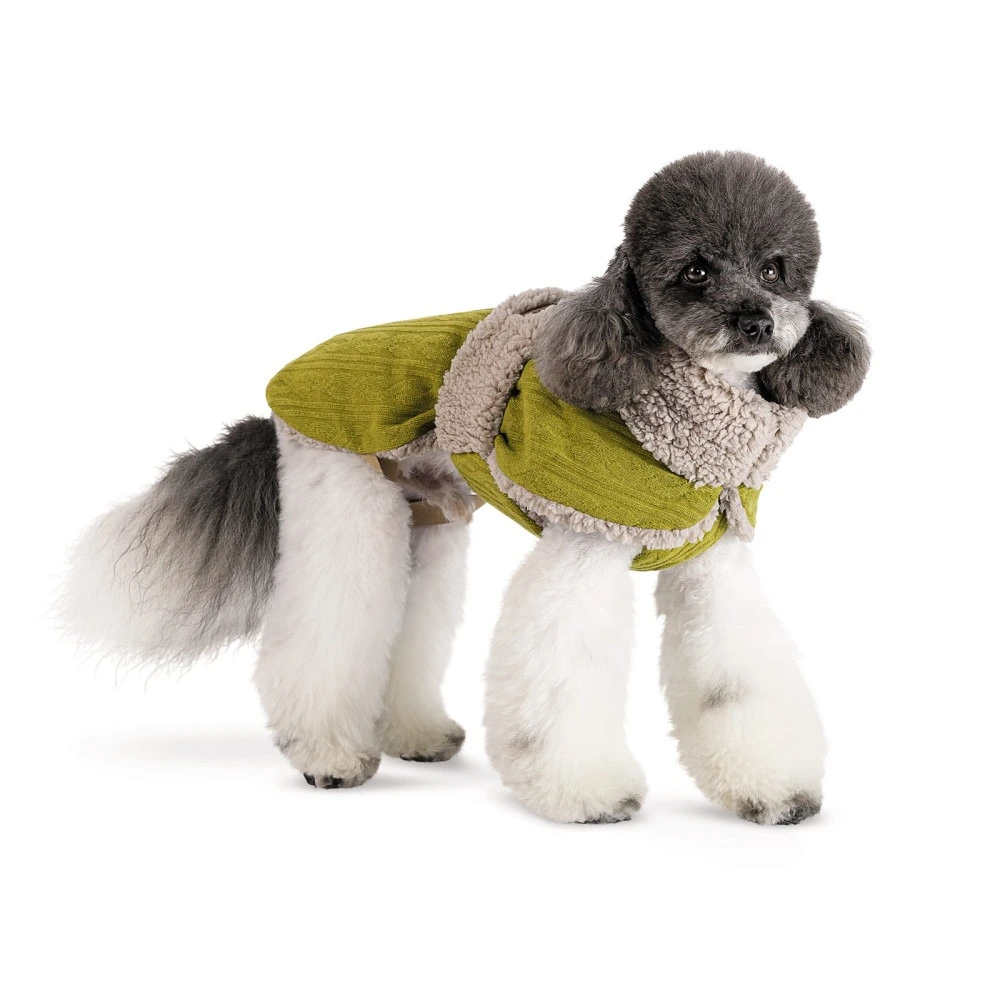 Попона для собак Gigi Pet Fashion, S фісташковий, бежевий