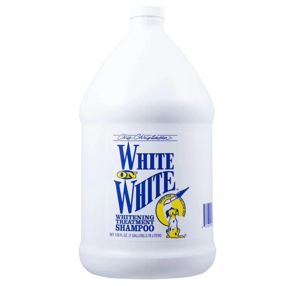 Шампунь Chris Christensen White on White для собак та котів для білої шерсті 3,8 л