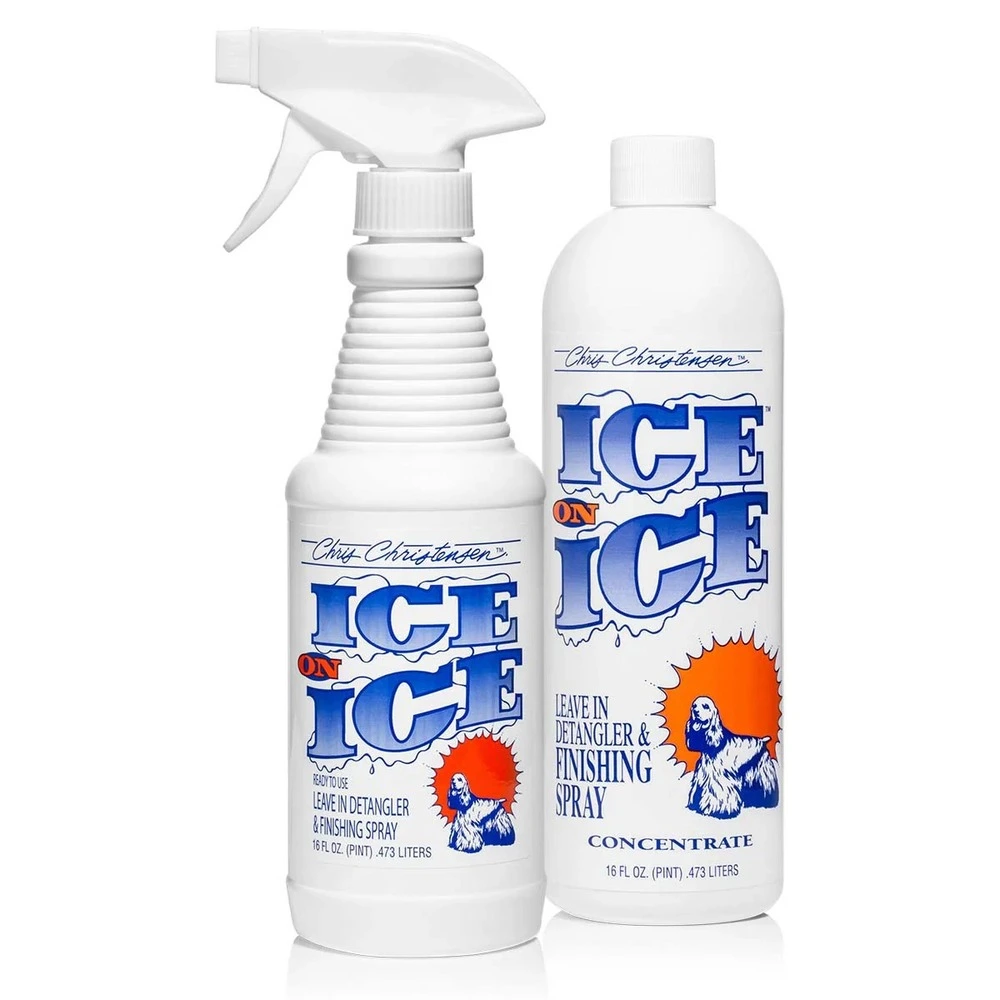 Кондиціонер Chris Christensen Ice On Ice Concentrate для собак та котів для розплутування ковтунів 473 мл
