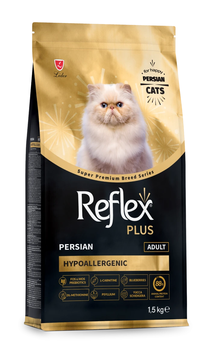 Reflex Plus повноцінний та збалансований сухий корм для котів породи перська 1,5 кг