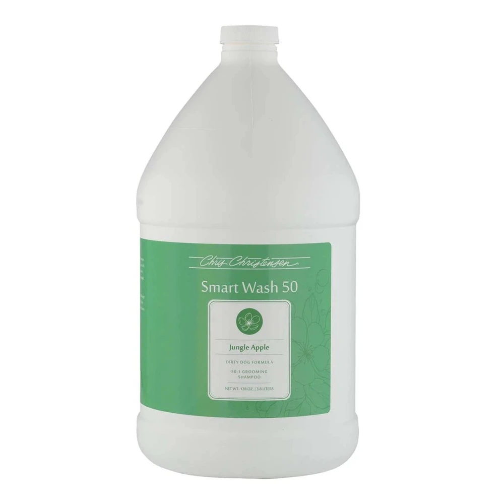 Шампунь Chris Christensen Smart Wash 50 Jungle Apple для собак та котів яблуко 3,8 л