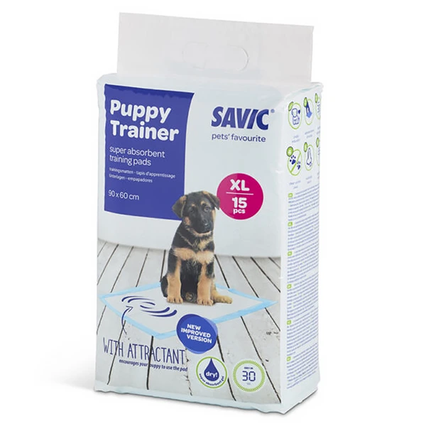 Пелюшка для собак та цуценят Savic Puppy Trainer, XL, 90 х 60 см, 15 шт