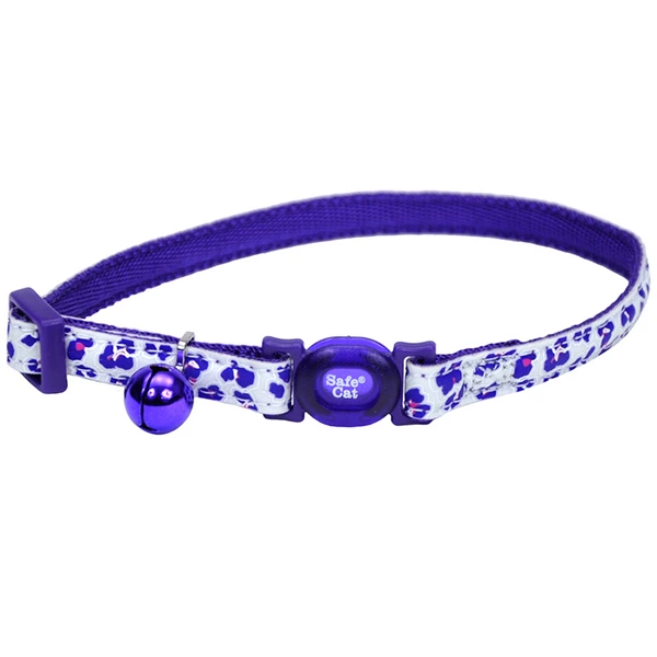 Нашийник для котів Coastal Fashion Safe Cat Collar, Фіолетовий леопард