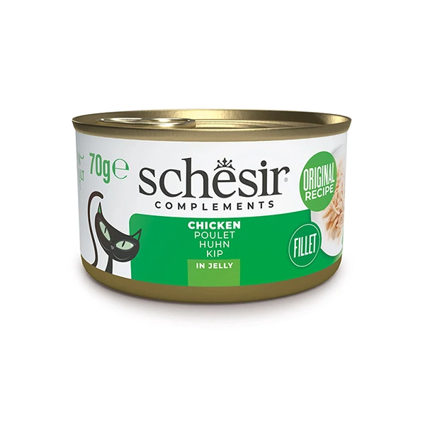 Корм для котів Schesir Wet Chicken, в желе